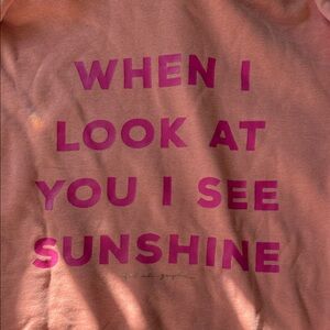 Spiritual Gangster Coral Hoodie with Rainbow Detail